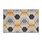 World Rug Gallery Contemporary Geometric Stripe Non-Slip Area Rug 2' x 3' Yellow 511YELLOW2X3 - alternate 4